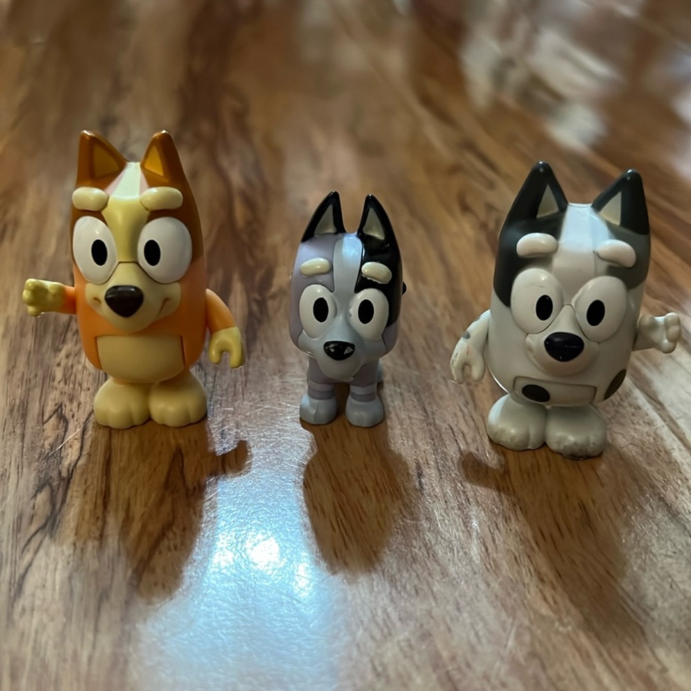 Bluey - Cousins: Bingo, Muffin & Socks 2.5 inch Figures